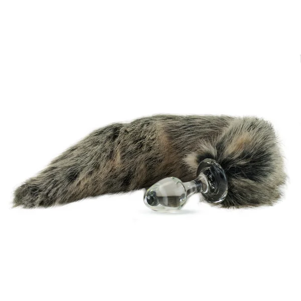 Crystal Delights Minx Tail Plug - Grey Wolf — image 5 of 5