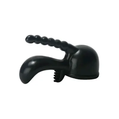 Wand Essentials 3teez Wand Attachment Black 6 Inch