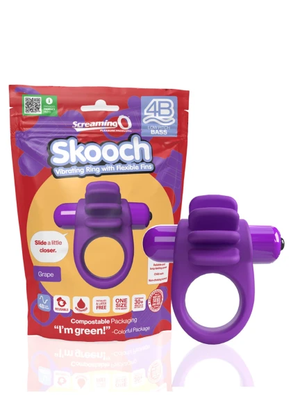 4B Skooch Vibrating Ring with Flexible Fins