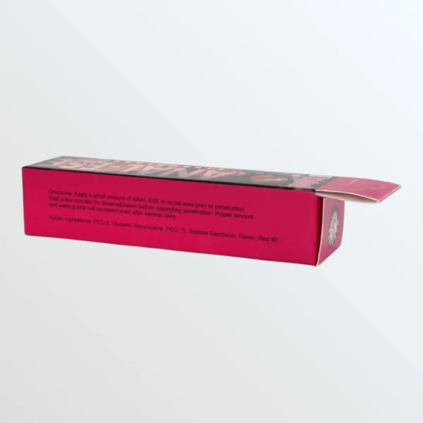 Anal-Ese Strawberry Numbing Anal Lubricant | 0.5 Oz (15ml)