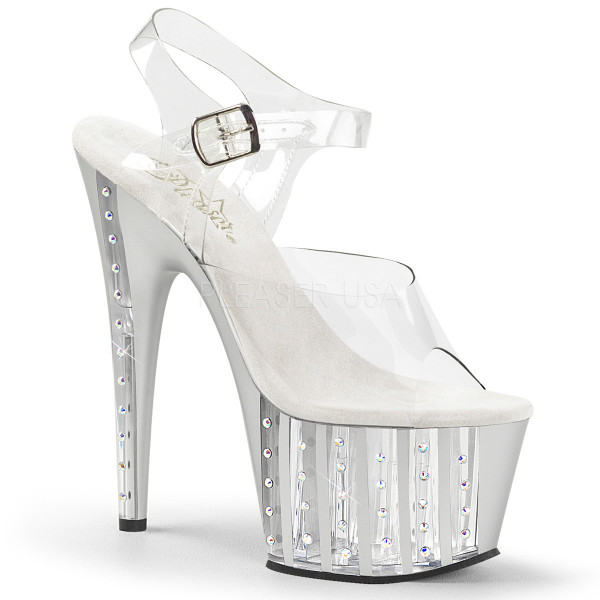 7 inches Heel, 2 3/4 inches RS Lined PF Ankle Strap Sandal — image 13 of 24
