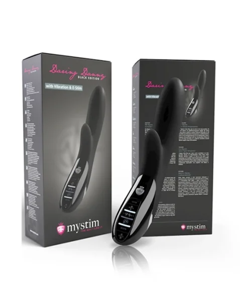 Daring Danny E-stim Vibrator - Black — image 6 of 14