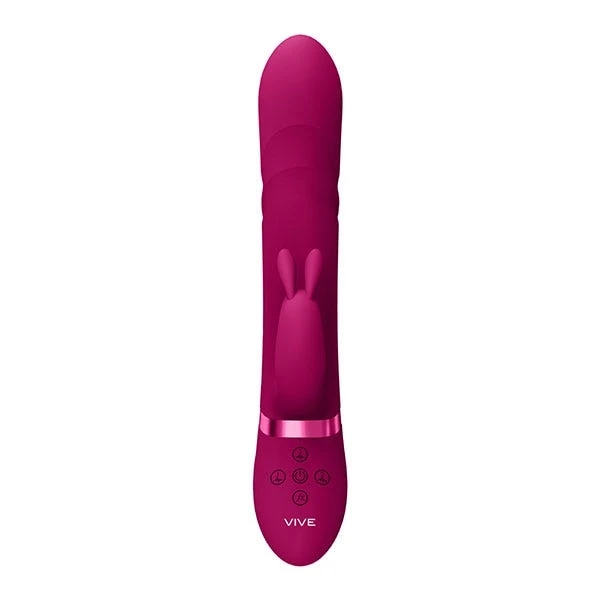 Vive Nari Triple Action Rotating Beads Rabbit Vibrator