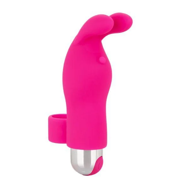 Rechargeable Silicone Bunny Finger Vibrator