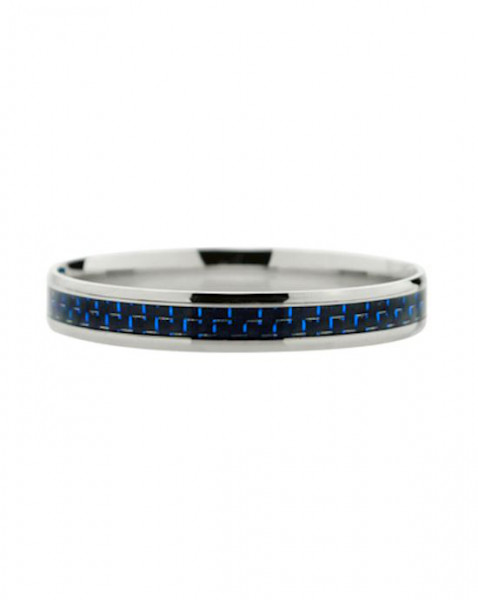 Azure Allure Cock And Ball Ring- Medium - Silver