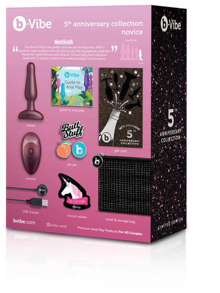 Plug: B-Vibe Novice with Remote Limited Edition