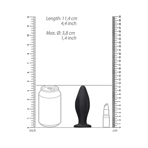 Ouch Edgy Butt Plug Black — image 8 of 11