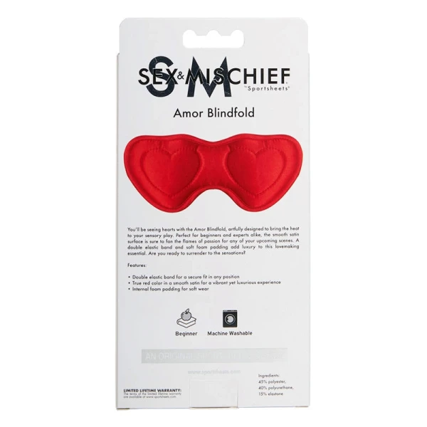 Sex & Mischief Amor Blindfold By Sportsheets