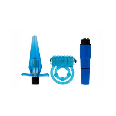 Deluxe Couples Sex Toys Kit Blue