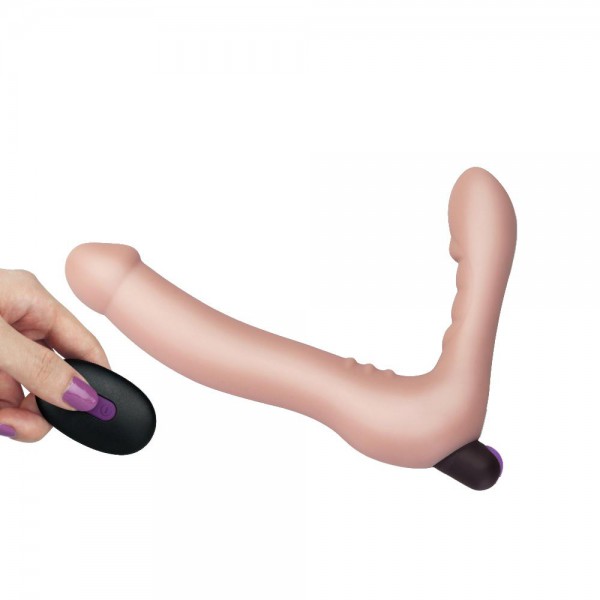 IJOY Rechargeable Strapless Strap on w Remote
