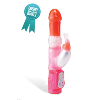 Pipedream Waterproof 9 6 Rabbit Vibrator with Rotating Pearls