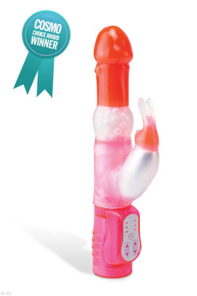 Pipedream Waterproof 9.6" Rabbit Vibrator with Rotating Pearls