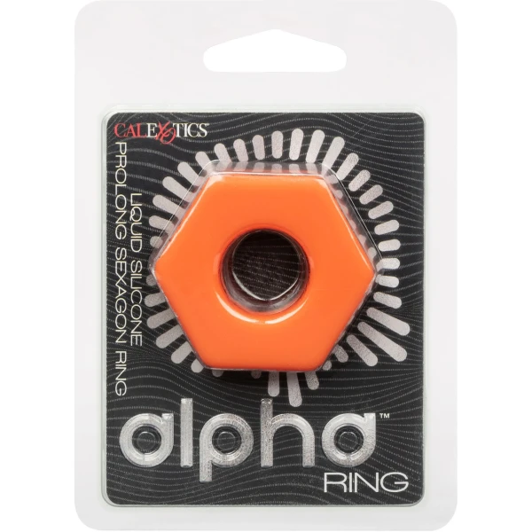 Alpha Ring Prolong Sexagon Cock Ring