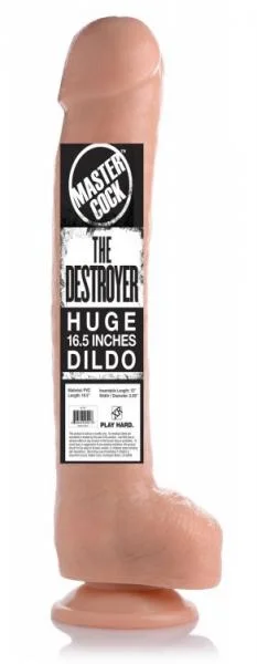 The Destroyer 16.5 Inches Dildo Beige