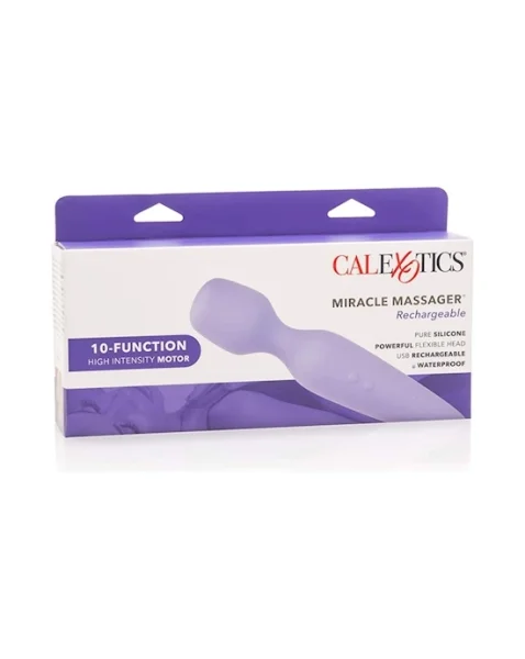 Miracle Rechargeable Massager Wand - Pink - 8.5 Inch