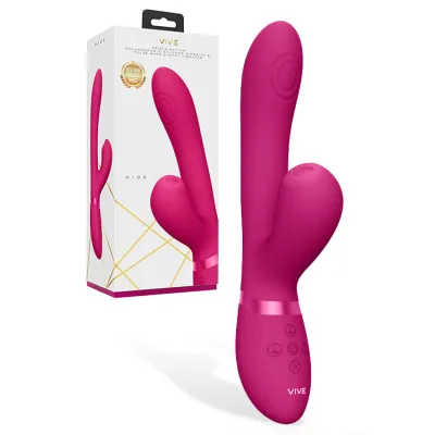 Shots Toys 8 8 Hide Thumping Rabbit Vibrator with Airwave Clitoral Stimulator