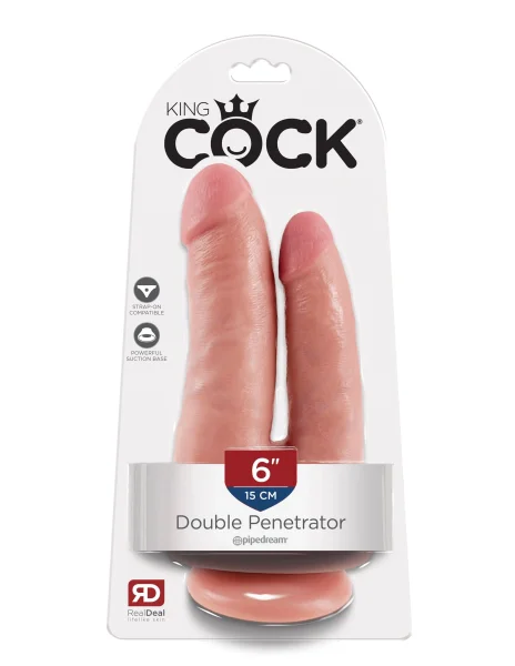 King Cock Double Penetrator-Flesh