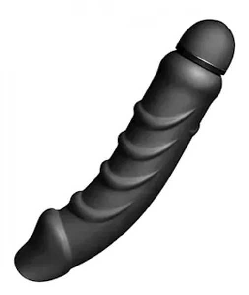 Tom Of Finland 5 Speed Silicone Vibrator - Black — image 4 of 5