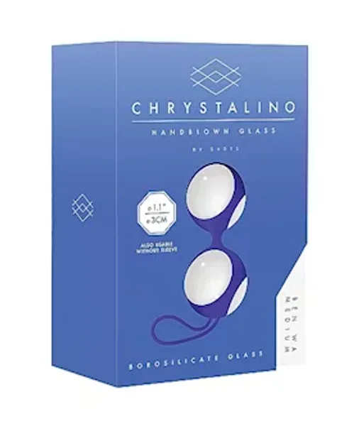 Chrystalino Ben Wa Ball - White - Medium — image 3 of 6