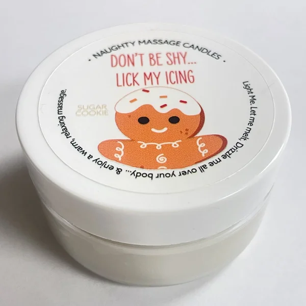 Kama Sutra Massage Candle "LICK MY ICING" Sugar Cookie