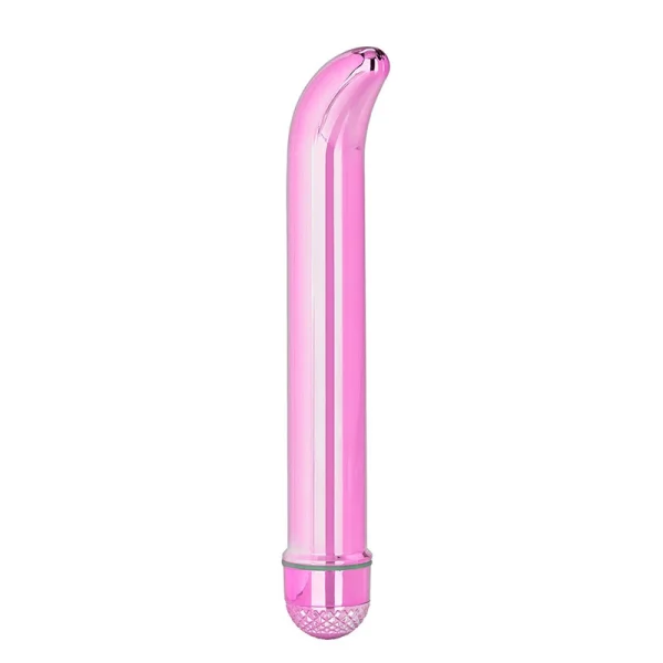 Metallic Pink Shimmer G Spot Vibrator - None