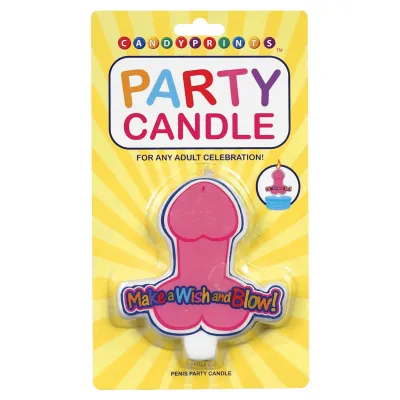 Make a Wish Blow Penis Party Candle