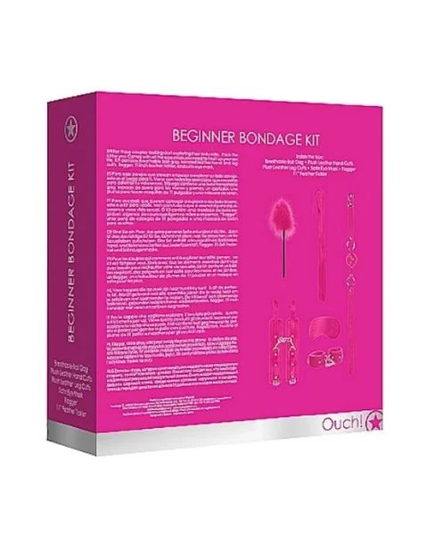 Beginners Bondage Kit- Pink - Pink