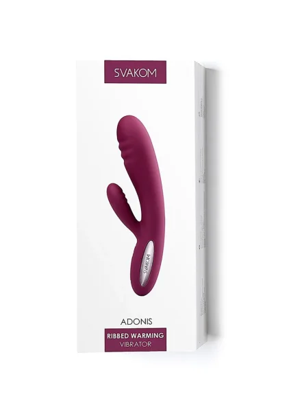 Adonis Ribbed Warming Rabbit Vibrator