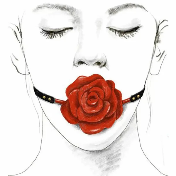 Zalo & Upko Doll Designer Collection Rose Ball Gag
