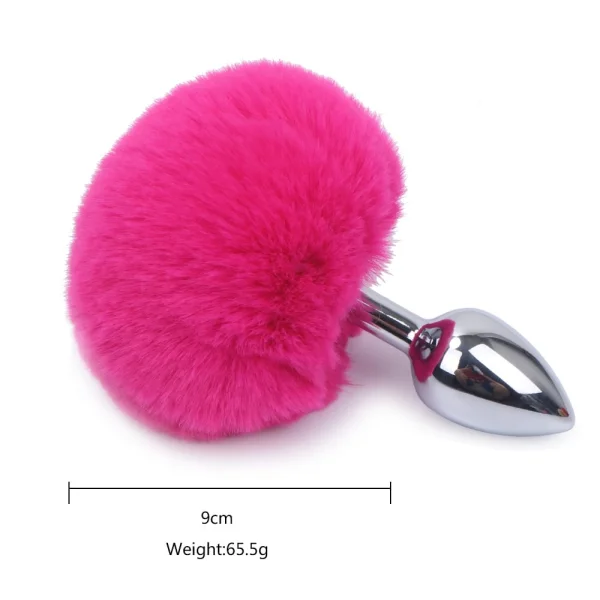 Metal Bunny Tail Butt Plug — image 8 of 10