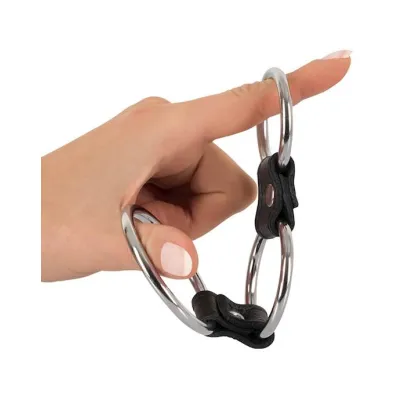 Linked Metal Cock Ring Set
