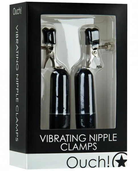 Ouch! Vibrating Nipple Clamps Black — image 4 of 4
