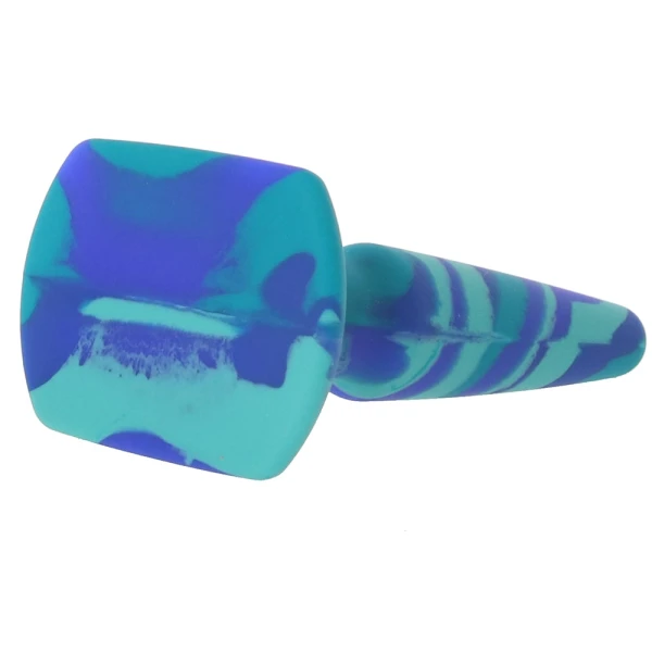 A-Play Groovy Silicone 4" Anal Plug By Doc Johnson - Ocean