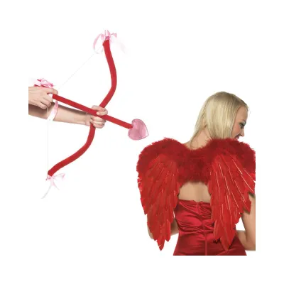 Cupid Kit Includes Bow Arrow And Wings O s Red