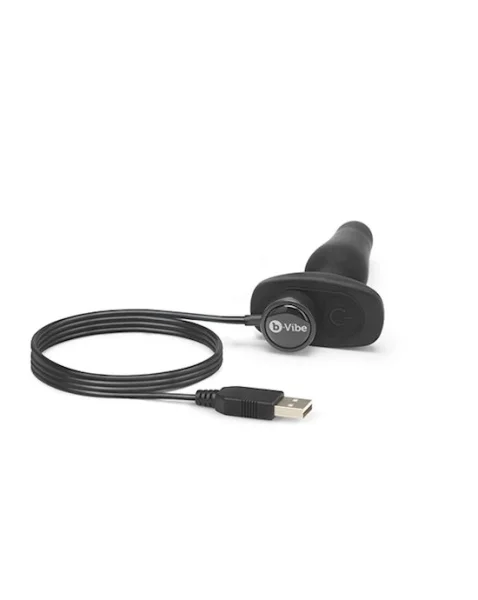 B-vibe Novice Plug - Black - 4 Inch