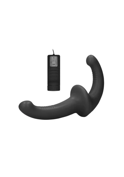OUCH! Vibrating Silicone Strapless Strap-On