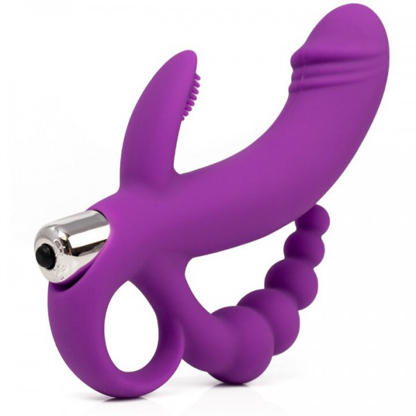 Bondara 10 Function Ménage à Trois G-Spot Rabbit Vibrator — image 4 of 6
