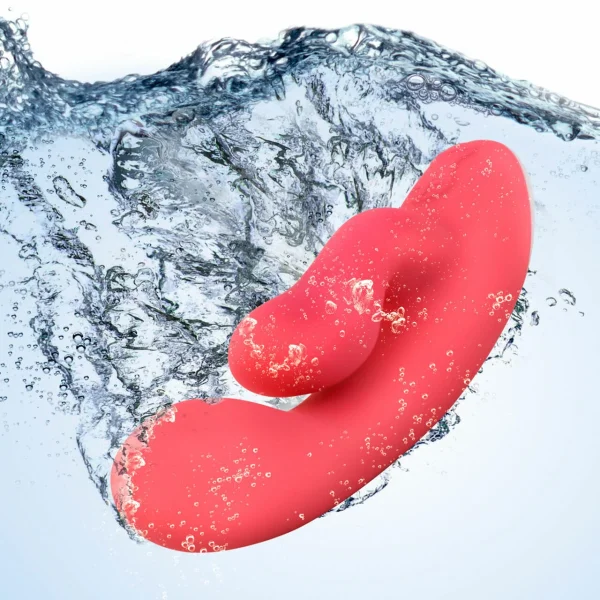 Hop Trix Silicone Dual Stimulation Vibrator By Blush - Cerise