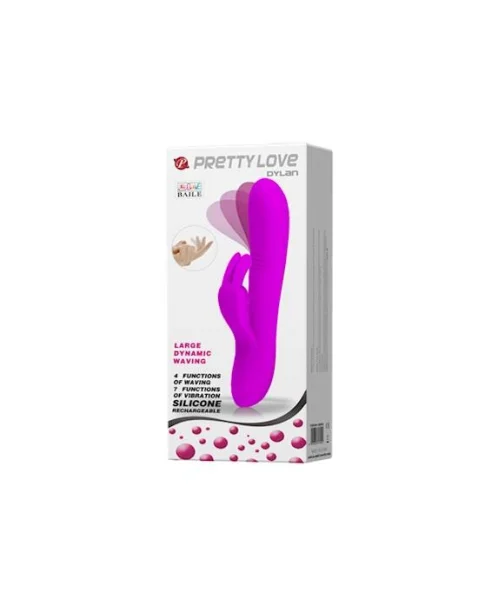 Dirty Dylan Rabbit Vibe - Pink - 8.2 Inch