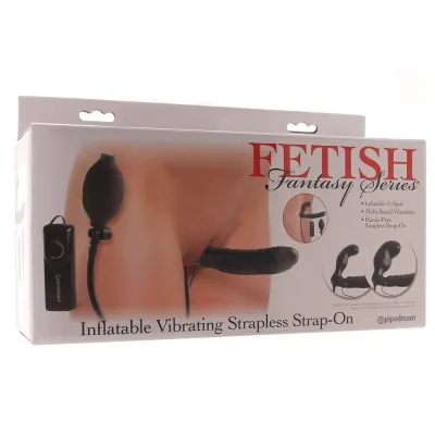 Fetish Fantasy Series Inflatable Vibrating Strapless Strap On