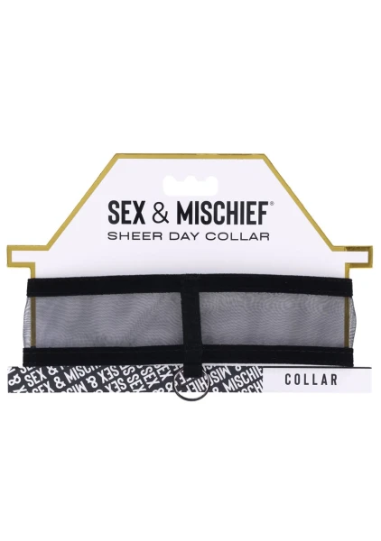 Sex & Mischief Sheer Day Collar By Sportsheets