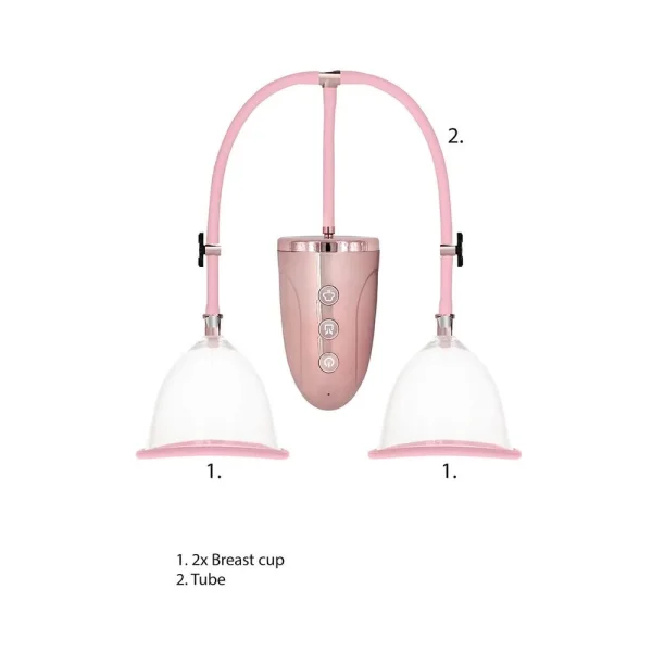 Automatic Rechargeable Breast Pump Set - Medium - Pink