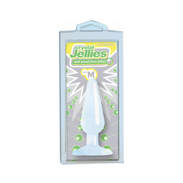 Crystal Jellies Butt Plug Clear Medium