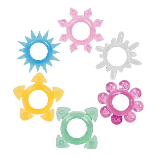 Tower Of Power Cock Rings 6 Pack — image 4 of 4