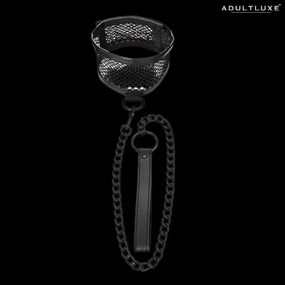 Sex Mischief Fishnet Collar and Leash