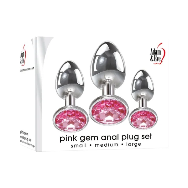 A&e Pink Gem Anal Plug Set — image 6 of 6