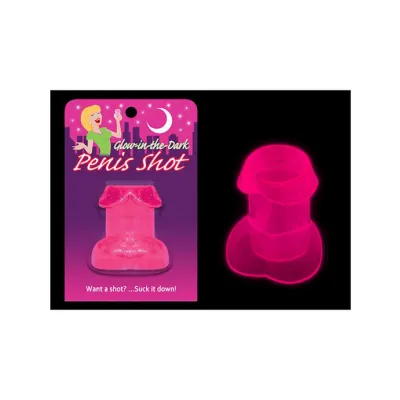 Glow in the dark Penis Shot Pink