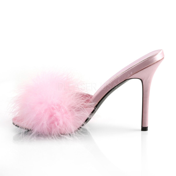4 inches Heel Marabou Slipper — image 15 of 16