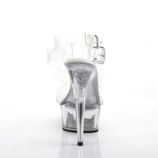 6 inches Heel, 1 3/4 inches PF Criss Cross Sandal, Back Zip — image 8 of 8
