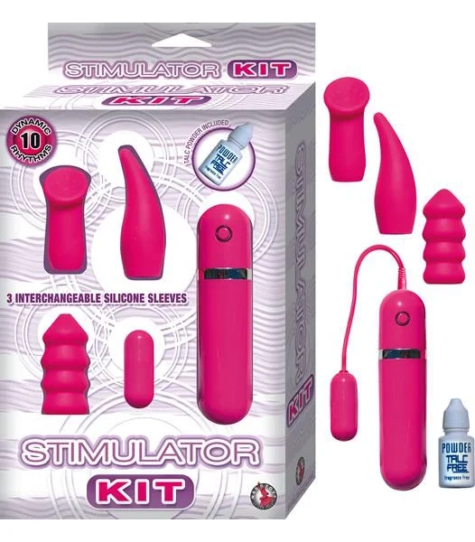 Stimulator Kit Pink Bullet Vibrator Sleeves — image 2 of 2